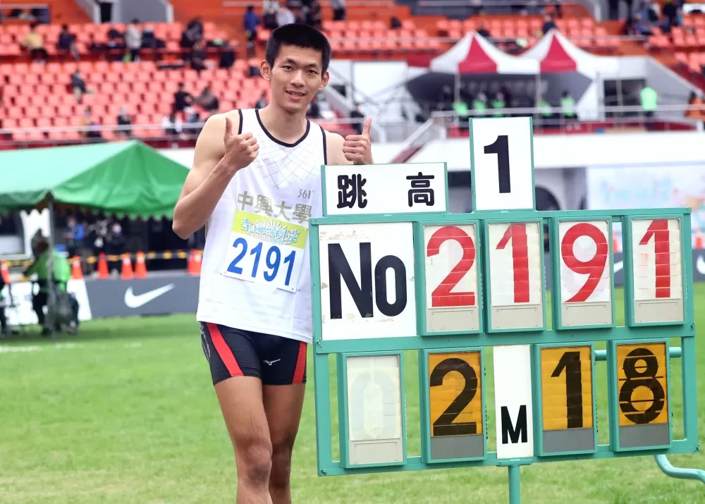 中興大學蔡維智2.18破大會。林嘉欣／攝影。