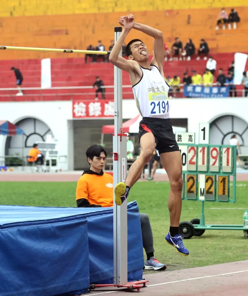 中興大學蔡維智2.18破大會。林嘉欣／攝影。