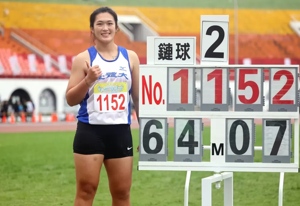 余雅倩64.07破大會。林嘉欣／攝影。