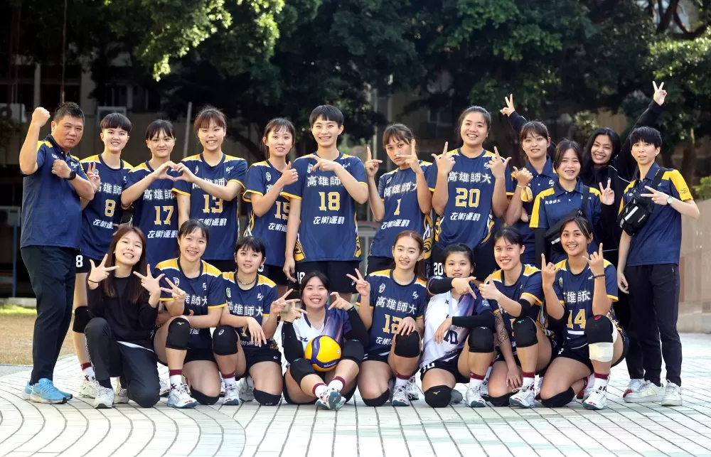 公開女一級複賽季軍高雄師大。林嘉欣/攝影。