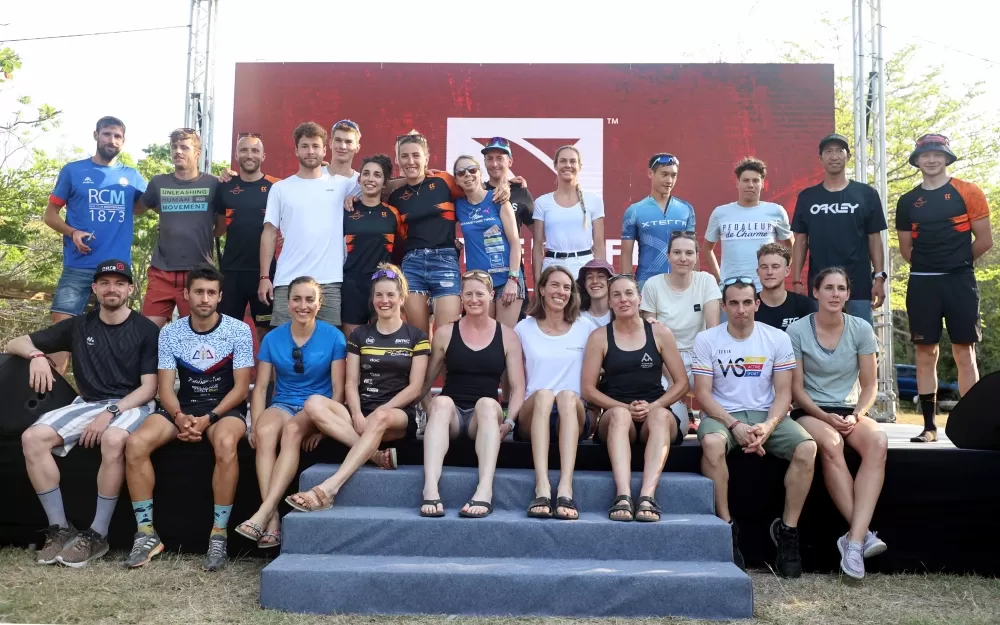 去年XTERRA世錦賽男子組前五名、女子組前三名齊聚墾丁，角逐XTERRA亞錦賽。XTERRA Taiwan提供。