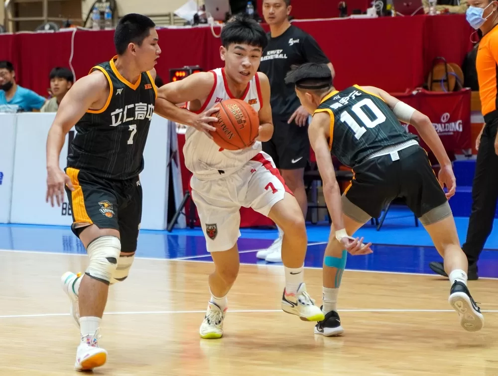 金農的UBA輔大男籃「寶兒教練」楊哲宜親侄子楊人翰25分、8 籃板。大會提供。下同。