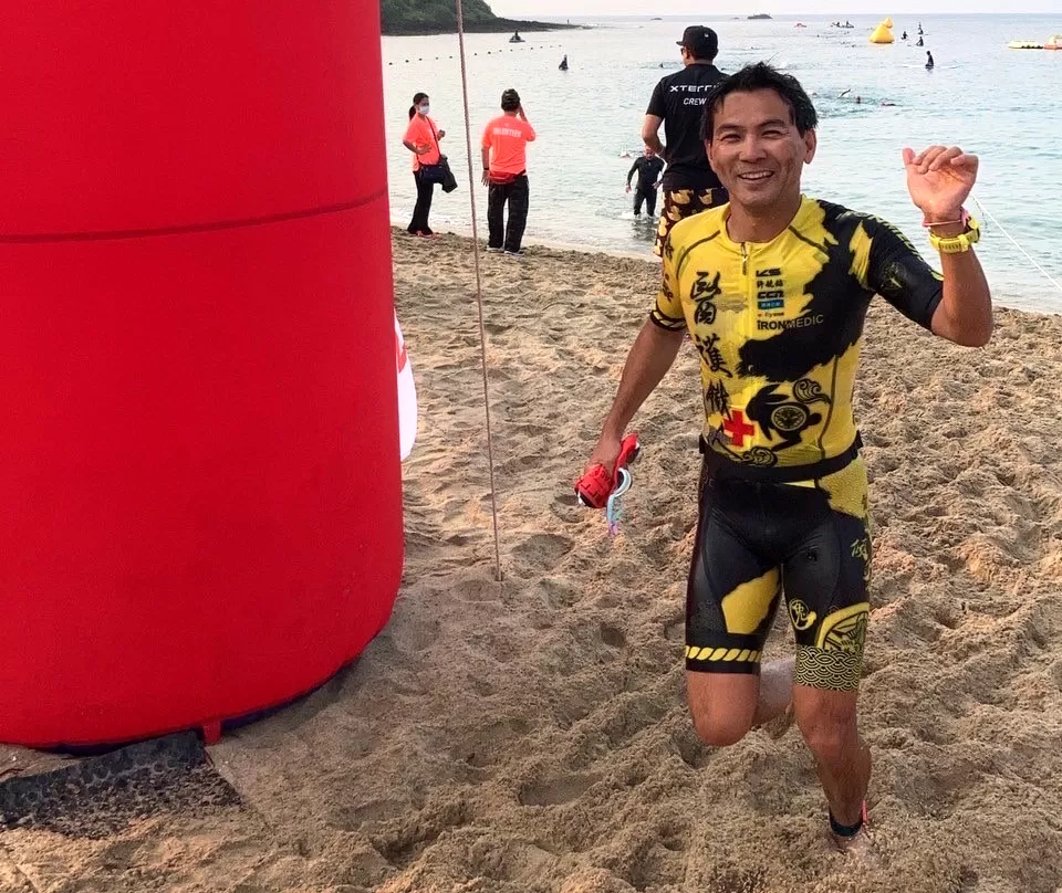 「醫護鐵人」守護XTERRA賽事安全。XTERRA Taiwan提供。