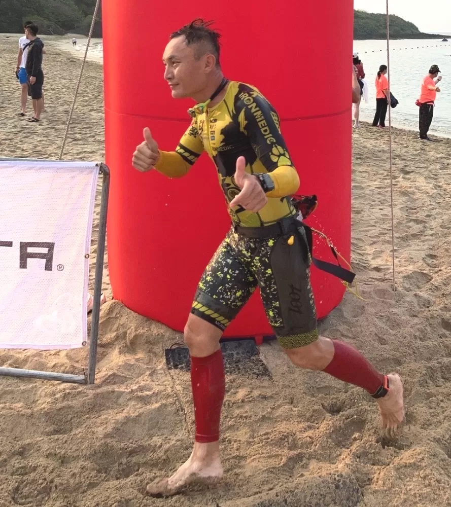 「醫護鐵人」創辦人陳彥良。XTERRA Taiwan提供。