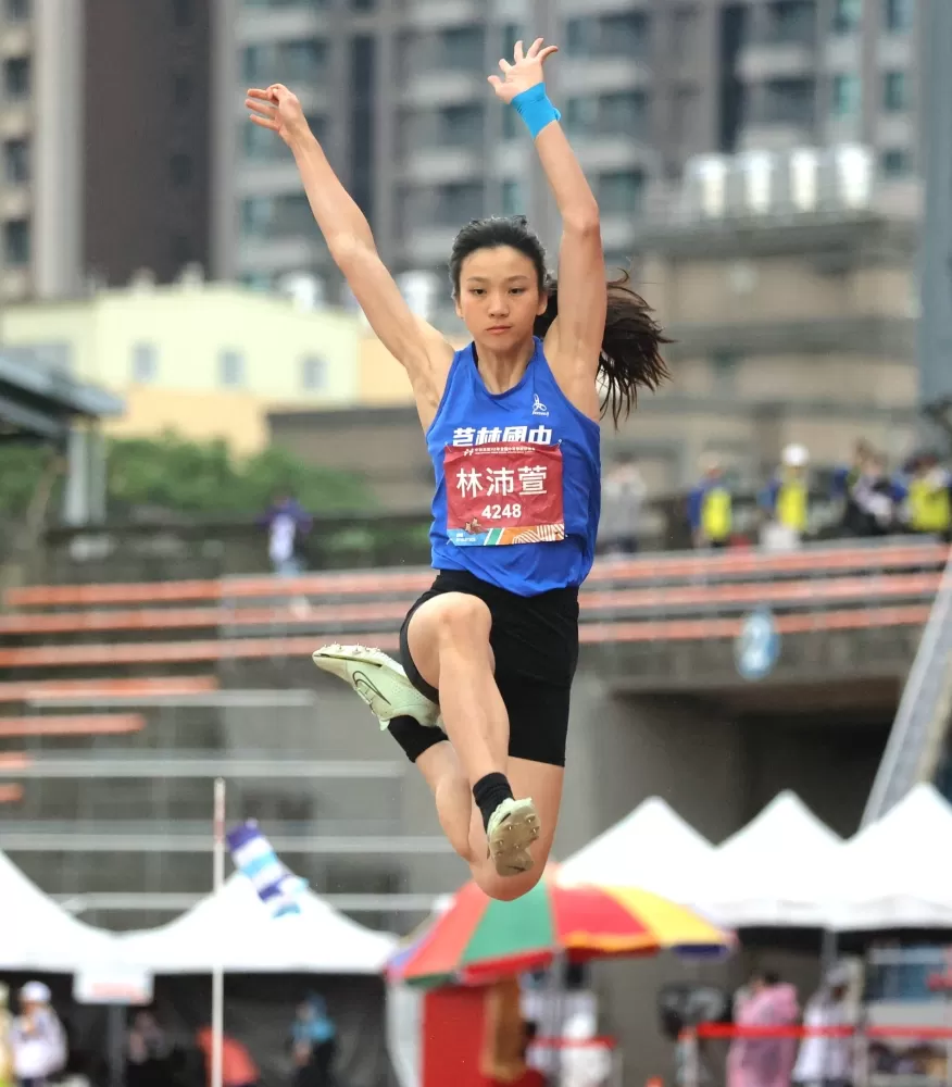 最強國中生芎林國中林沛萱。林嘉欣／攝影。