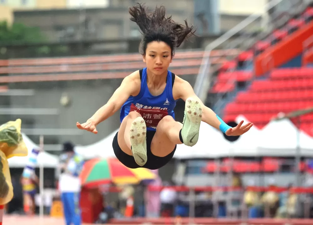 最強國中生芎林國中林沛萱。林嘉欣/攝影。