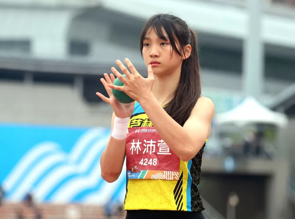 最強國中生芎林國中林沛萱。林嘉欣／攝影。