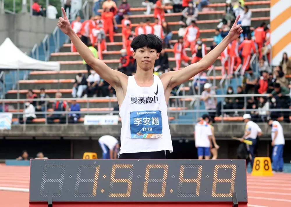 李安翊破大會。林嘉欣／攝影。