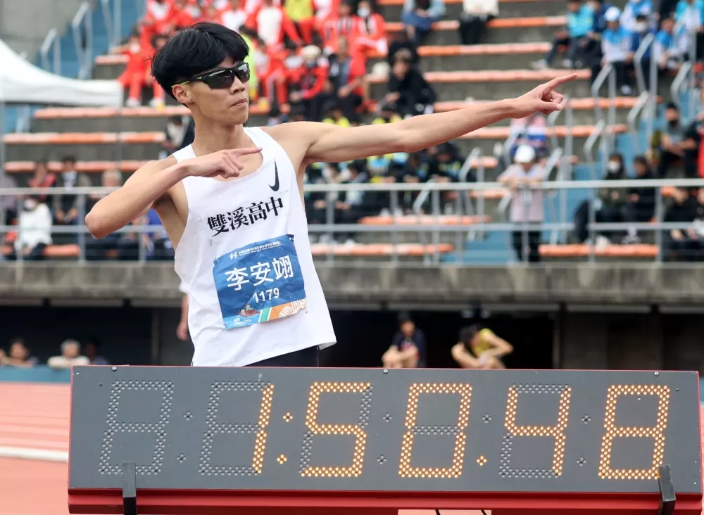 李安翊破大會。林嘉欣／攝影。