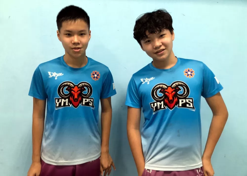 陽明雙胞胎哥哥潘昱豪（左）、弟弟潘昱傑、下學年將拆夥。