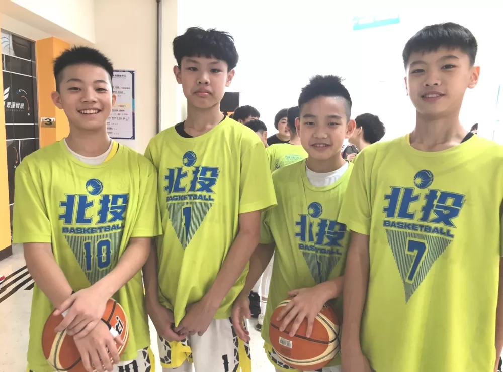 北投將讀JHBL國中甲級名校的陳有為（右起）、劉崴愷、岳呈峰、官展瑞。