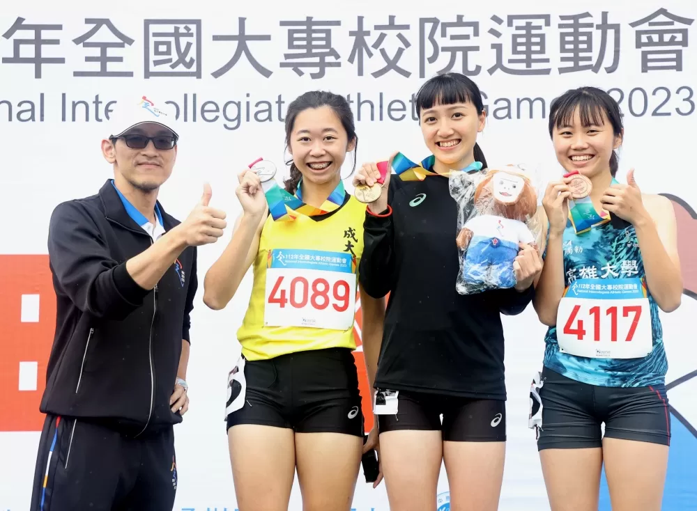 清華大學王于嘉破大會一日雙金。林嘉欣／攝影。