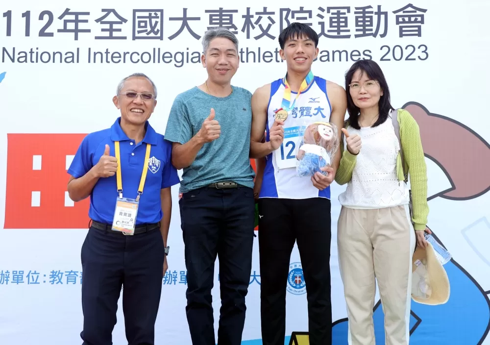 林仲威達亞運躍400公尺跨欄第5傑。林嘉欣/攝影。