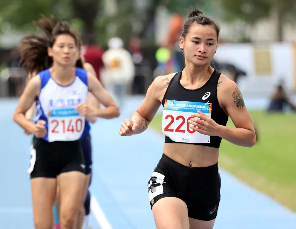「全能一姐」陳彩娟霸氣回歸達標亞運。林嘉欣／攝影。