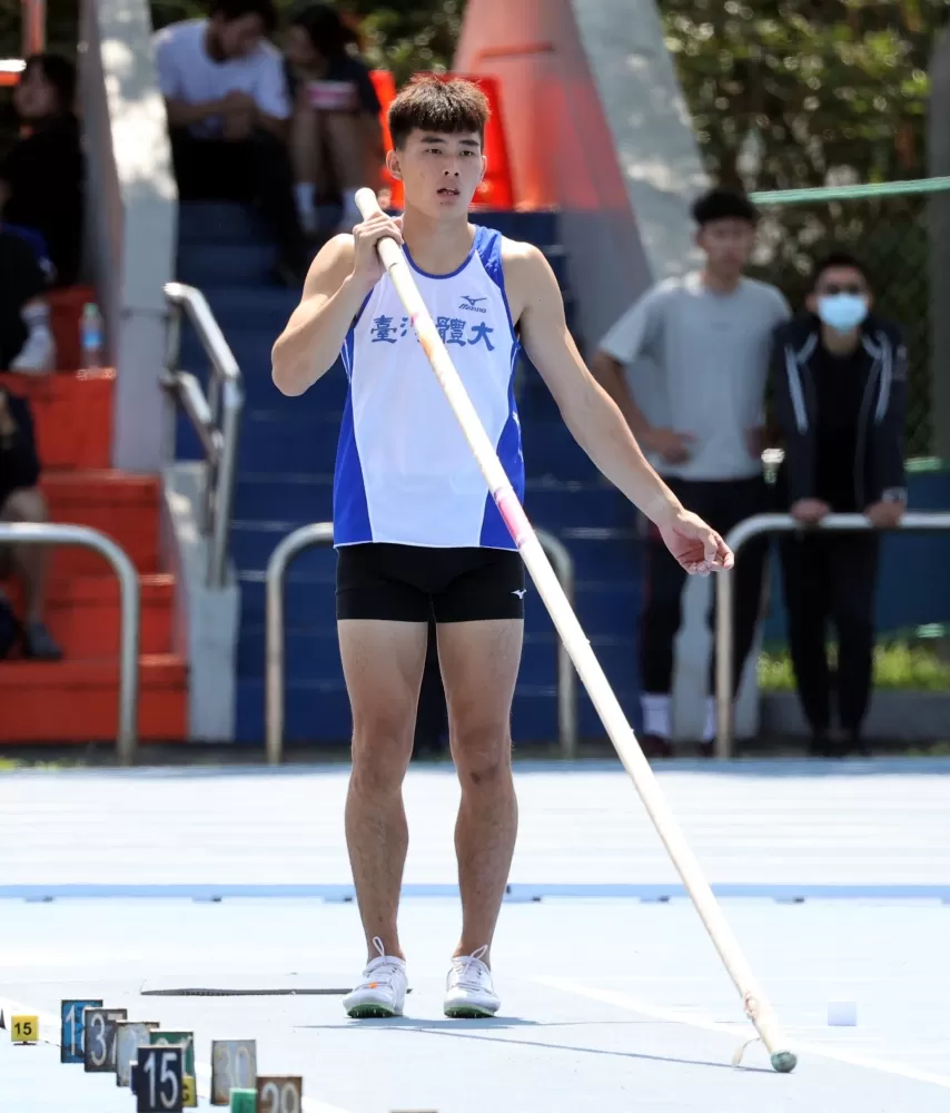 台體大新鮮人林琮憲在全大運奪金。林嘉欣／攝影。