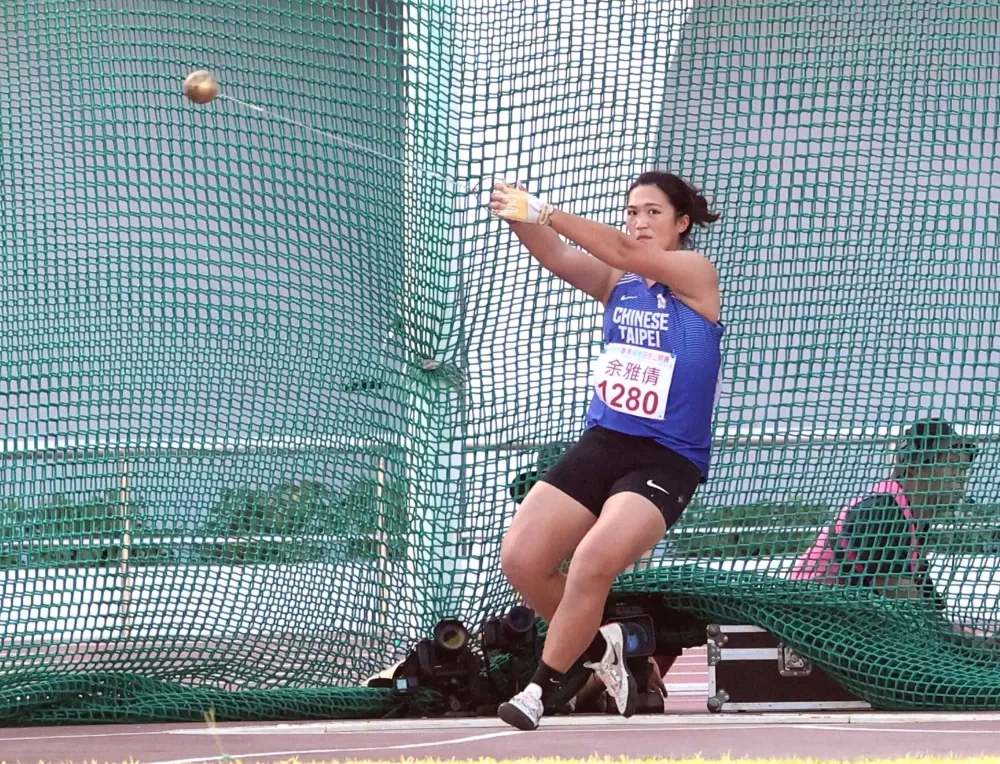 余雅倩奪銀。林嘉欣／攝影。