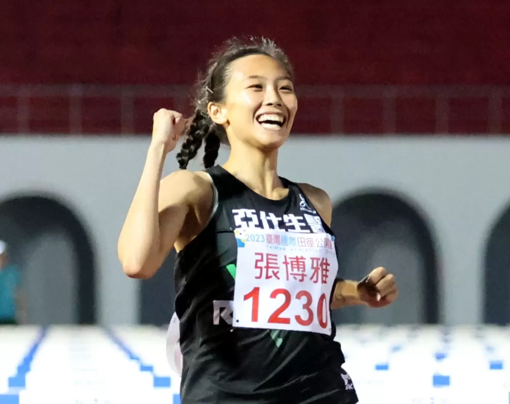 張博雅創最佳奪金再達亞運和亞錦賽超開心。林嘉欣／攝影。
