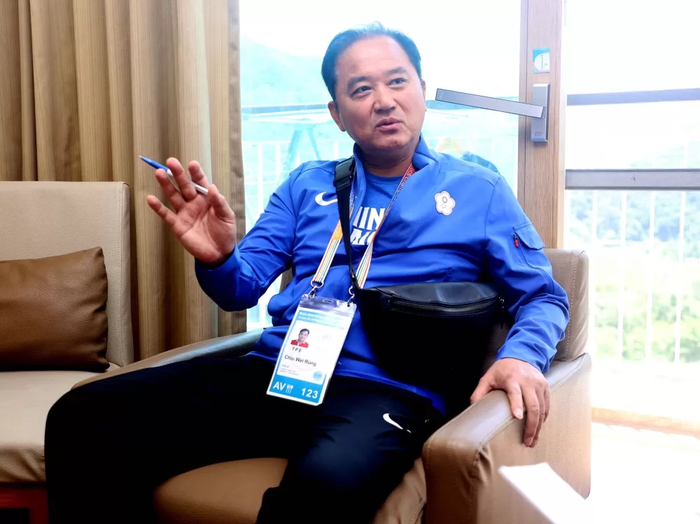 中華隊總教練邱為榮。林嘉欣／攝影。