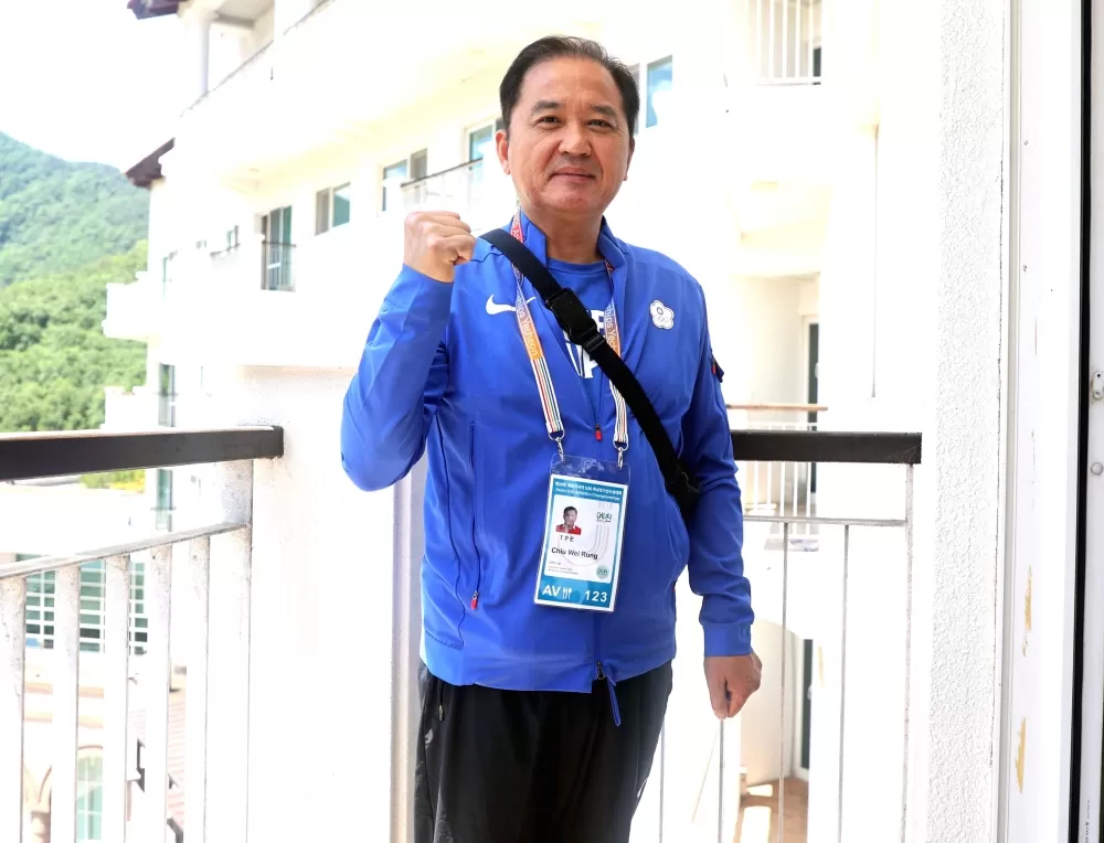 總教練邱為榮對中華隊小將深具信心。林嘉欣／攝影。