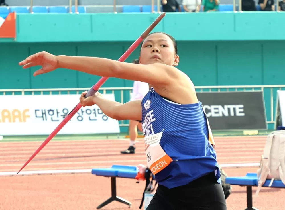 也想文武雙全的朱品薰奪銀,中華隊第一面獎牌入袋。林嘉欣/攝影。
