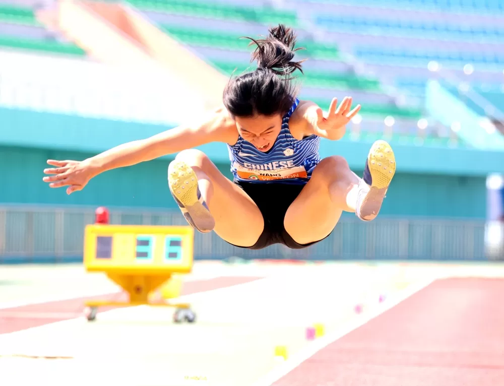 王梓諠女子七項全能第四。林嘉欣／攝影。