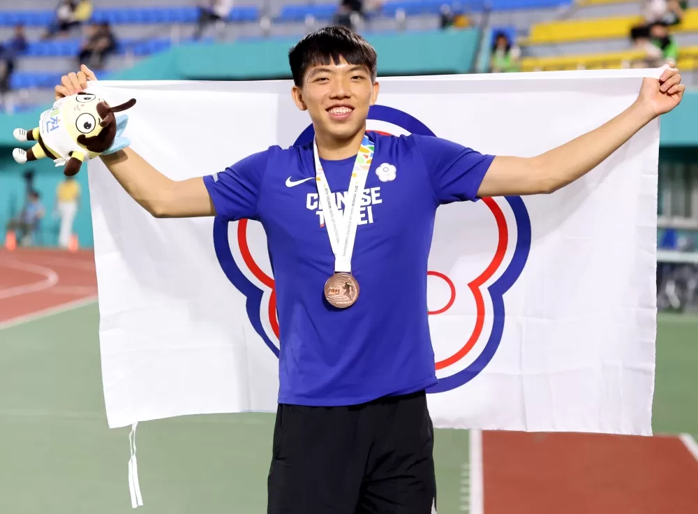 林仲威破大會奪銅。林嘉欣／攝影。