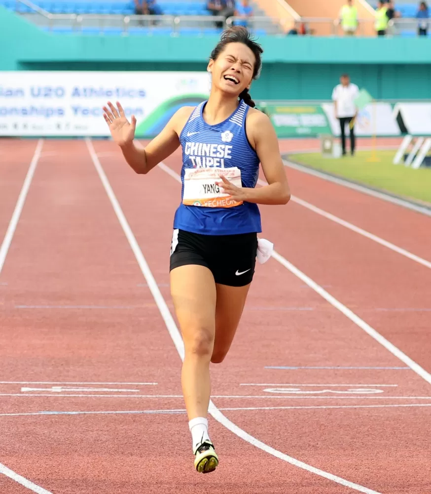 楊玫玫奪銅超激動。林嘉欣／攝影。