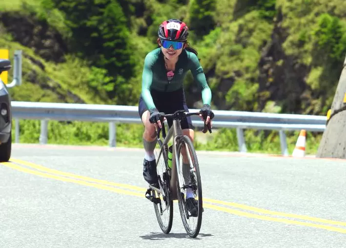 女子總排名第一名林怡伶。