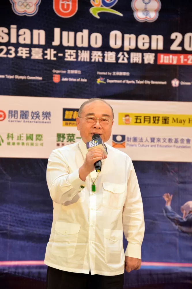 中華民國柔道總會呂威震理事長（中華民國柔道總會提供）。
