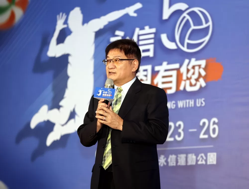 體育署副署長洪志昌。林嘉欣/攝影。