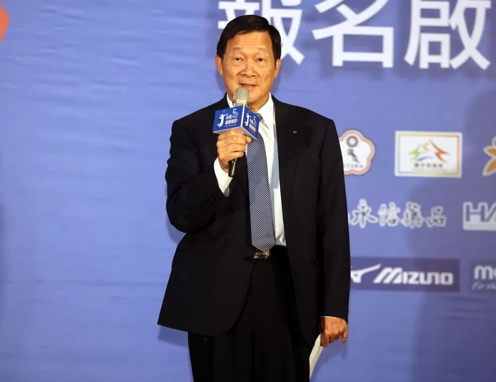 永信杯會長李芳裕致詞。林嘉欣/攝影。