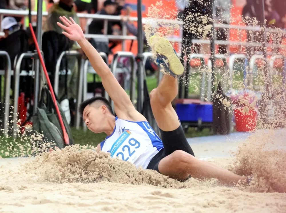 李允辰盼站上世大運頒獎台。林嘉欣/攝影。