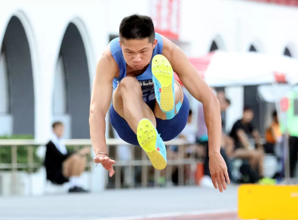 李允辰盼站上世大運頒獎台。林嘉欣/攝影。