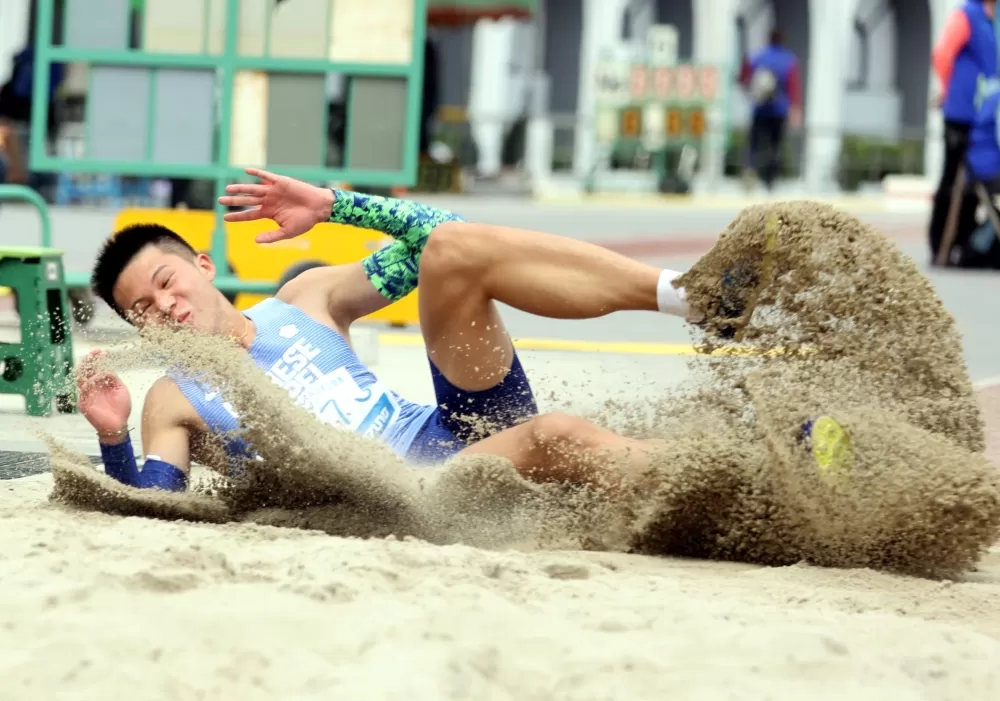 李允辰盼站上世大運頒獎台。林嘉欣/攝影。