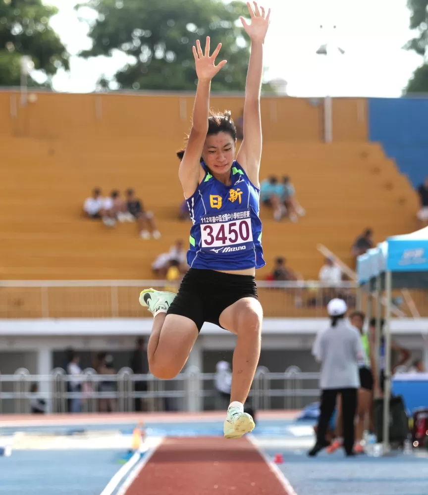 日新國中許安彤破大會。林嘉欣／攝影。