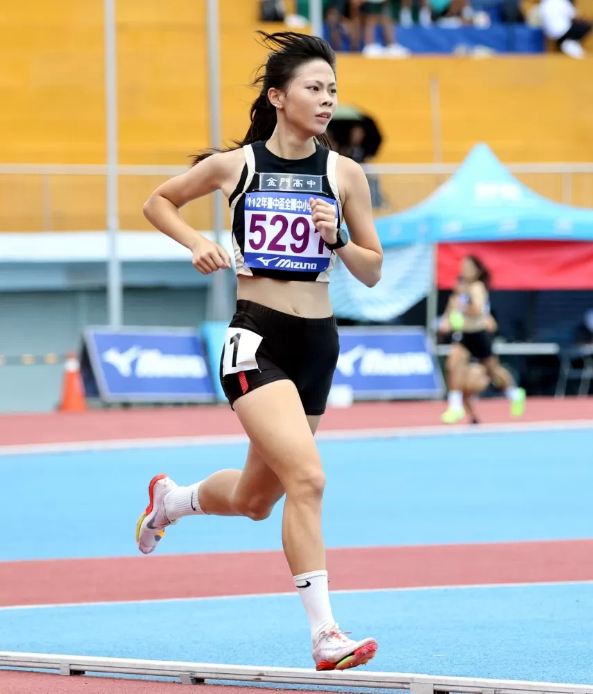 金門高中林玟破大會並拿下個人首面全國賽金牌。林嘉欣／攝影。