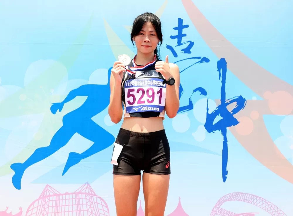金門高中林玟破大會並拿下個人首面全國賽金牌。林嘉欣/攝影。
