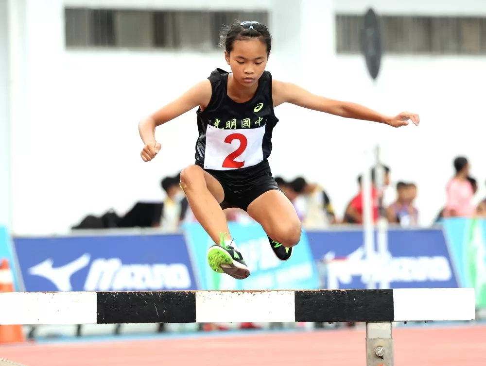 「多多」王瑩縈在2000障奪金破大會。林嘉欣／攝影。