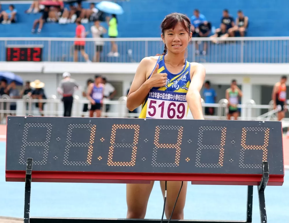 陳于晴在臺中盃喜收首筆全國賽新猷。林嘉欣／攝影。