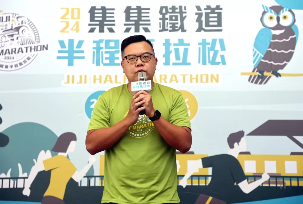 ​集集鎮公所秘書呂易展。林嘉欣／攝影。