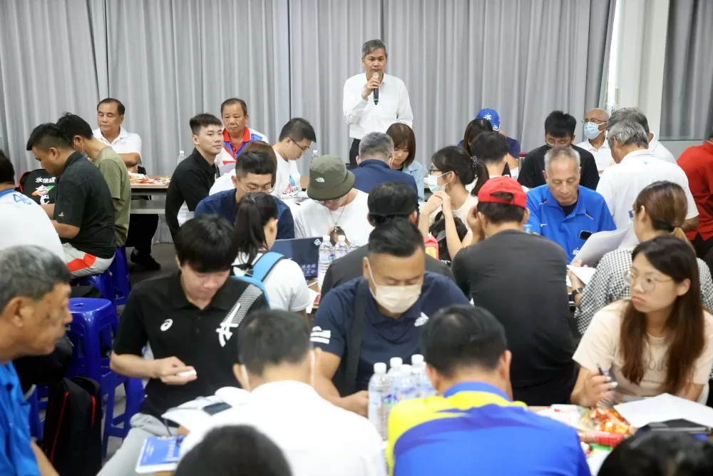 永信杯裁判會議。林嘉欣/攝影。