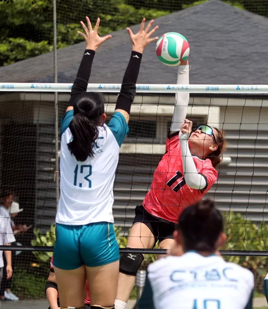 大馬天涯排球隊跨海來台參加永信杯。林嘉欣／攝影。