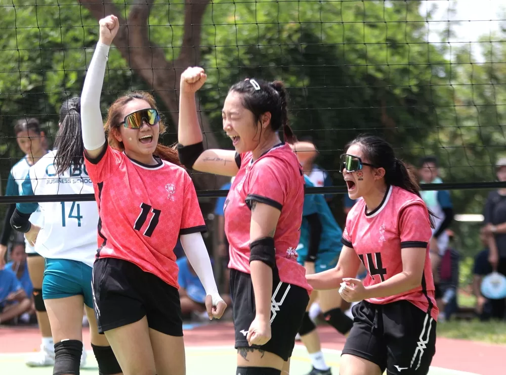 大馬天涯排球隊跨海來台參加永信杯。林嘉欣／攝影。