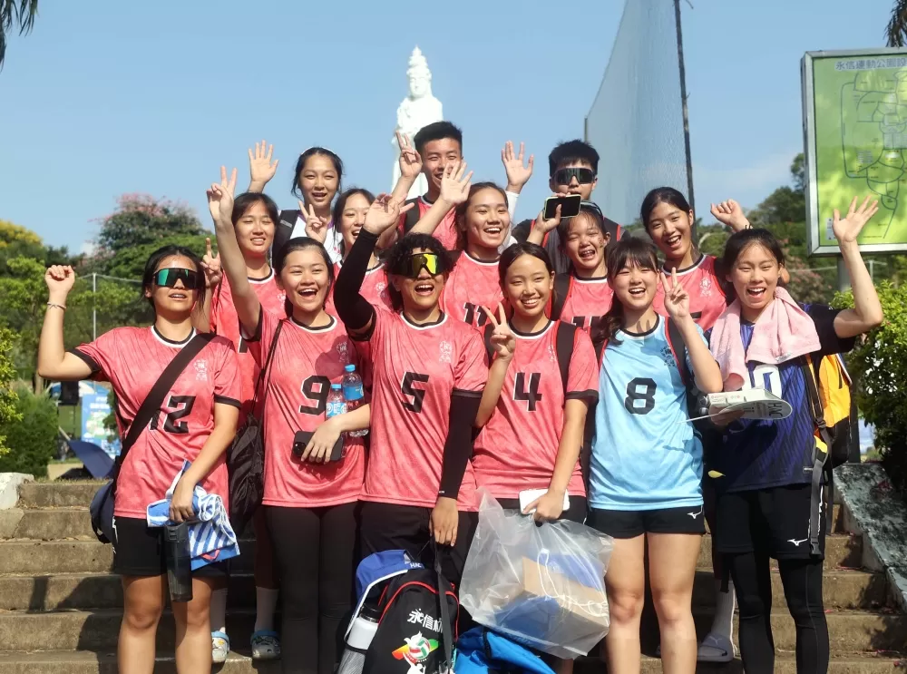 大馬天涯排球隊跨海來台，見證跨越半個世紀的永信杯。林嘉欣／攝影。