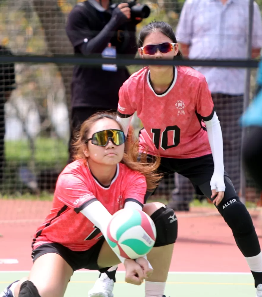 大馬天涯排球隊跨海來台參加永信杯。林嘉欣／攝影。