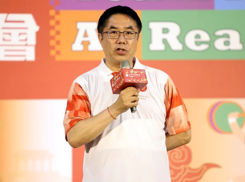 臺南市長黃偉哲。林嘉欣/攝影。