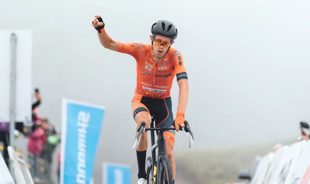 男子第一名 Benjamin Dyball_。中華民國自行車騎士協會提供。