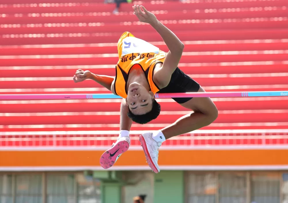 楊惟傑2.09創最佳奪金。林嘉欣／攝影。