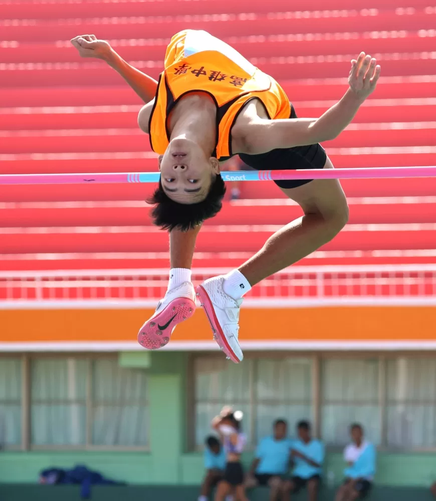 楊惟傑2.09創最佳奪金。林嘉欣／攝影。