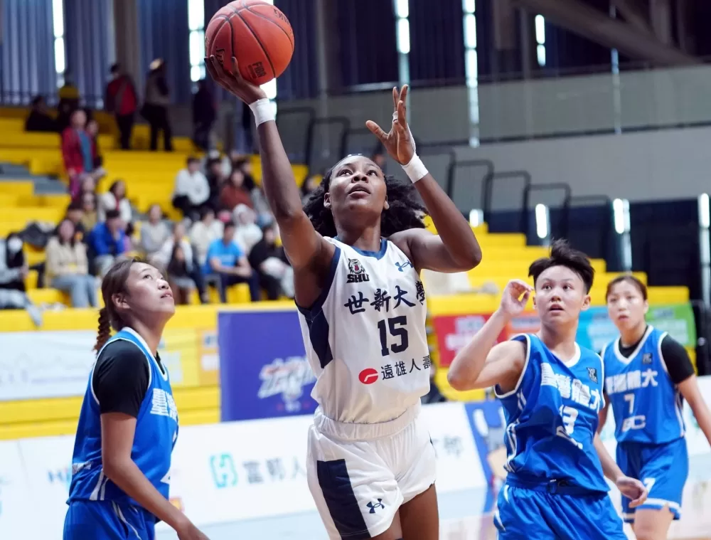 世新大學吉芙14分11籃板，連三戰雙十。